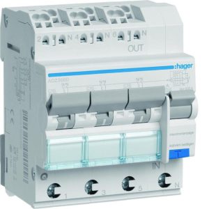 Hager ADZ366D — 3XL+N C16 RCBO 30 mA